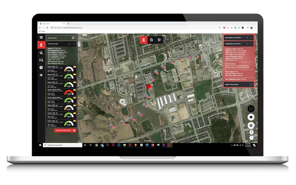 DRIMS2 DRIMS 2 Scentroid Software for Drones DR1000 DR2000 Analyzer Brand New Interface Design Custom Solutions