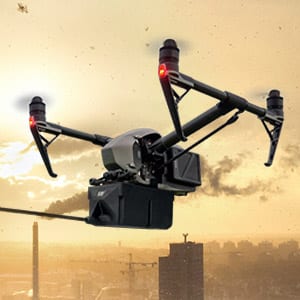 DR2000 Flying Laboratory Analyzer Air Quality Monitoring Mobile Monitor AirQuality Stack Testing Height Check Drone Lab