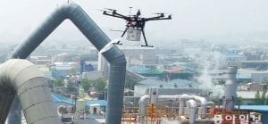 Scentroid DR1000 Pollution South Korea lab monitoring air quality drone technology