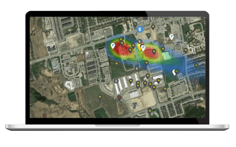SIMS3 Sensor Information Management Software Overview screen sensitive receptors