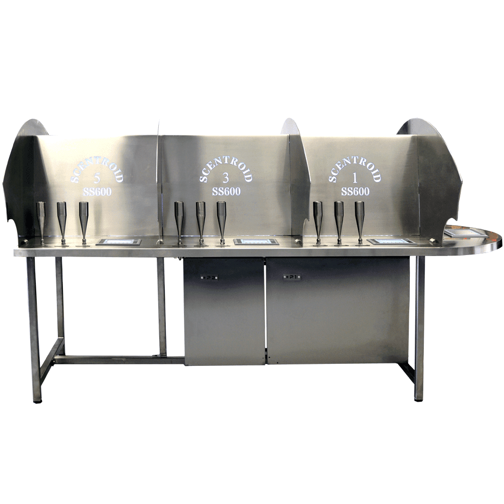 Scentroid Products SS600 Odor Laboratory Hero Shot Olfactometry Olfactometer Olfactory device 6 station sniffing port