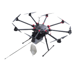 Larger DR1000 flying for popup